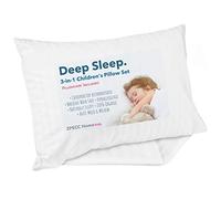 ZPECC Almohada para niños pequeños con funda de almohada, almohada hipoalergénica de algodón orgánico de 13 x 18 pulgadas, esencial para bebé, cuna de viaje, cochecito de día (diseñado para niños de 2