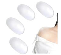 Zpeiran Transparente Hombrera,2 Pares de Hombreras Autoadhesivas de Silicona Unisex,Invisible Hombrera,Hombreras de Silicona,Invisibles,Camiseta Invisible Suave Antideslizante Cojín de Hombro