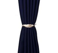 Zpengtai Abrazaderas Cortinas 2 PCS Dorado Plata Cortina Clip Cortinas Tenedores Feather Shape Tieback Hebilla Clips Cortina Accesorios Decoración for el hogar Abrazadera Cortinas(Gold Feather)