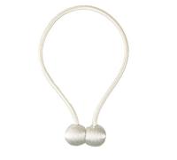 Zpengtai Abrazaderas Cortinas 2 PCS Magnético Pearl Bola Cortina Corbata Backs Holdbacks Hebilla Clips Accesorio Cortina Rodas Accesorios Abrazadera Cortinas(White)