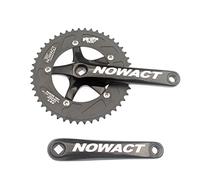 Zpengtai Bielas Bicicleta 130 Bcd Sola Velocidad de Engranajes fijos Bicicleta Bicicleta Carretera 48T Conjunto manivela aleación Aluminio Cadena la Rueda Brazo