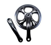 Zpengtai Bielas Bicicleta 48T 170 mm Bicicleta de Velocidad una Sola Carrera Bicicleta Plegable fijada Conjunto cigüeñal aleación Aluminio Cadena la Rueda piñones Pieza Brazo