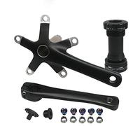 Zpengtai Bielas Bicicleta Carrier de Bicicleta Carretera BCD 130mm Bicicleta MTB 152mm 165mm 170mm Brazos manivela for Piezas aleación Aluminio 42T Brazo(152mm Crank with BB)