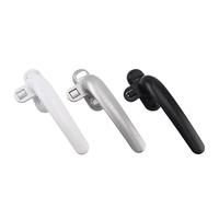 Zpengtai Manilla Ventana 1 Uds. Manija de Puerta de Ventana Abierta Interior y Exterior de aleación de Aluminio con Hebilla Manilla Puerta Ventana(White,Left)