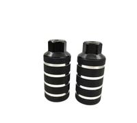 Zpengtai Pedales De Clavijas Clavijas de Bicicleta for BMX, 1 par, Clavijas Soporte Grandes, Palanca Eje for eléctrica y Scooter(Black A)