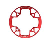 Zpengtai Platos para Bicicletas 104bcd MTB Cubierta de protección la Rueda Cadena Bicicleta Placa Completa del Juego bielas Unisex(32-34T Red)