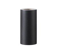 ZPFDSG Cenefa de Papel Tapiz Papel tapiz autoadhesivo de PVC 5M for línea cintura, rodapié impermeable, calcomanías vinilo(Black,12cm)