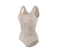 ZPFDSG Fajas Reductoras Mujer Body moldeador for mujer con cinturón con cremallera y control de abdomen, moldeador de cintura(Beige,XL)