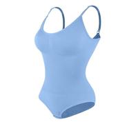 ZPFDSG Fajas Reductoras Mujer Corsé moldeador sin costuras for mujer, moldeador de cuerpo, adelgazante de cintura y abdomen.(Blue,2XL)