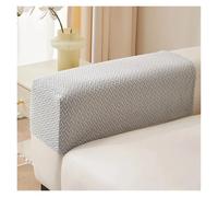 ZPFDSG Funda Reposabrazos Sofa 2 Fundas for reposabrazos de sofá Sarga geométrica Jacquard Forro Polar elástico(Grey)