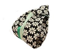 ZPFDSG Mujer Muñeca Nudo Bolso Bolso de Mano de Punto Hecho a Mano for Mujer, Mini Bolso de muñeca con Nudo de Flor, Bolso de Mano Informal japonés, Bolsas de Compras Reutilizables(Black)
