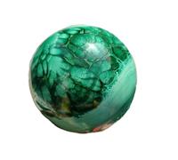 ZPFWDGBRH 1 bola de malaquita verde de 900-1000 g, mineral de cristal de cuarzo. ZPFWDGBRH