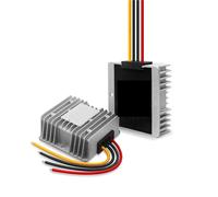 ZPFWDGBRH Convertidor de CC a CC 9-36 V 12 V 24 V a CC 24 V 10 A aluminio L Boost Buck Regulador de voltaje, fuente de alimentación