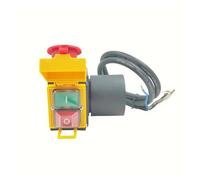 ZPFWDGBRH KOA7 250V 12A IP54 Interruptor de botón electromagnético divisor de madera interruptor de encendido