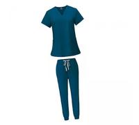 ZPGVWXKO 2x Uniforme de Enfermería para Atención Médica con Camiseta Y Pantalones para Servicios de Spa