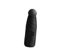 ZPGVWXKO Compacto para Viajes, Diseño Mini para Lluvia, Tamaño de Bolsillo Ligero para Uso en Exteriores, Negro