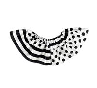 ZPGVWXKO Cuello de Disfraz Accesorio Gargantilla Volante Cuello Babero de Fantasía con Goma en el Escote y Adecuado para Halloween Representaciones Fiestas, Color to 2, Talla Única