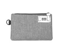 ZPGVWXKO Monedero con, Monedero Bancario con, Bolsa para Guardar Objetos Pequeños, Tarjetero, Gris