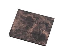 ZPGVWXKO Tarjetero Carteras Protector de Titular de Tarjetas Credenciales Impermeable Material Cuero Pu Práctico Adecuado para Trabajo Universidad, Negro