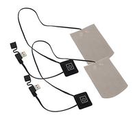 ZPLKKYGR 1 par de calcetines eléctricos de fibra compuesta película calefactora USB invierno mantener caliente deportes al aire