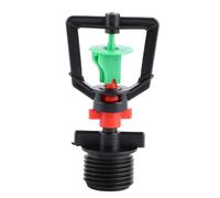 ZPLKKYGR Aspersor de césped para jardines, herramienta de riego eficiente, de riego uniforme, construcción de plástico duradero, fácil instalación para invernadero, lecho de