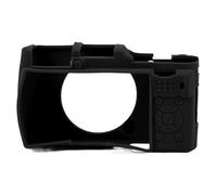 ZPLKKYGR Funda Protectora de Silicona para cámara Superficies texturizadas Suaves Funda de Silicona Desmontable para cámara Fuji XM1 (Negra)