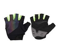 ZPLKKYGR Guantes de ciclismo de medio dedo, transpirables, antideslizantes, con capa de silicona, verano al aire, accesorio con gancho (l)