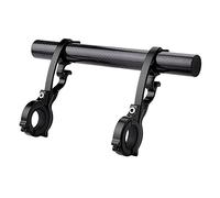 ZPLKKYGR Soporte extensor de manillar de bicicleta, para la mayoría de bicicletas de 22,2 a 31,8 mm, aleación de aluminio ligero, soporte multiusos para accesorios de velocímetro (Tubo de carbono de