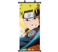 ZPPLD Póster de Naruto, cuadro enrollable de Naruto, póster de anime grande, figura de anime, videojuego, póster de tela para decoración de pared, póster de manga de 70 x 30 cm (Naruto Uzumaki)