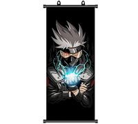 ZPPLD Póster de Naruto Enrollable - Cuadro Grande de Anime, Hatake Kakashi, Figura de Anime, Videojuego de Desplazamiento - Decoración de Pared en Tela
