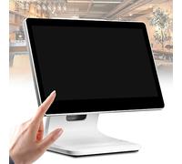 ZPRMMN Caja registradora POS, Monitor LED POS con Pantalla táctil resistiva HDMI de 15 Pulgadas con Puerto y Cable VGA y COM, for Oficina, Comercio minorista, Restaurante, Bar, Gimnasio, almacén (Col