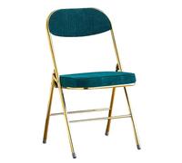 ZPRYZHD Silla Plegable con Asientos Acolchados, Sillas de Recepción de Cafetería, Sillas Comerciales Plegables Apilables para Interiores y Exteriores, para Oficina en Casa(Green)