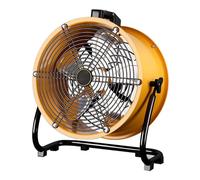 ZPRYZHD Ventilador de Piso Industrial de Alta Resistencia, Tipo Tambor Portátil de Alta Velocidad, Estable y Confiable para Garaje, Taller, Campamento y Uso Comercial(XS)