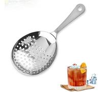 ZPSHYD Colador de cóctel Julep Acero Inoxidable 304, Herramienta Coctelería Cuchara Ranurada, Coladora