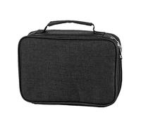 ZPSHYD Estuche para lápices de dibujo con cremallera, gran capacidad, 72 ranuras, impermeable, portátil, organizador de bolígrafos con asa para joyas, color negro, multicolor, 60_x_180_cm