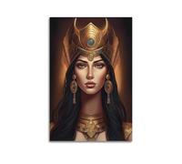ZPSYREGYD Póster mítico de Cleopatra, pintura decorativa, lienzo, póster de pared e imagen artística moderna para decoración de dormitorio familiar, 20 x 30 cm
