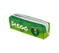 ZPUBLI+ Estuches Escolares de 22 cm Personalizados con Nombres, Fechas, Frases etc. Estuche Personalizado básico para el Colegio con Dibujos Originales. (Minecraft 2)