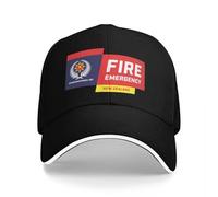 ZPUUCXOVS Gorra de béisbol de Nueva Zelanda Fire and Emergency Anime Hat Sombrero Divertido Tea Derby Gorras Mujeres Hombres