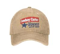 ZPUUCXOVS Gorra de béisbol Vintage Beyonce Cowboy Carter Rodeo Chitlin' Circuit para Hombres y Mujeres Sombreros Ajustables de Denim Desgastado para Exteriores