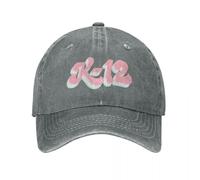 ZPUUCXOVS K-12 Melanie Singer Martínez Gorras de béisbol Femeninas Gira Sombrero Lavado Desgastado Gorra Softback sin Estructura al Aire Libre