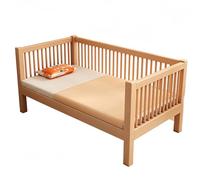 ZPVXRVQ Cama De Empalme Ampliada, Camas De Madera para Niños Y Jóvenes, con Barandillas, Adecuada para Adultos, Niños Y Adolescentes, Fácil Montaje(200x80x40cm)
