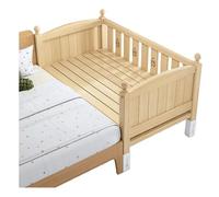 ZPVXRVQ Marco De Cama con Cabecera Y Barandilla, Cama Empalmada Ensanchada, Cama con Plataforma De Madera, para Adultos, Niños, Adolescentes(150x60cm)