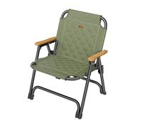 ZPVXRVQ Silla Plegable Baja Ligera con Portavasos, Soporte 300 lbs