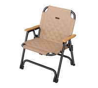 ZPVXRVQ Silla Plegable Baja Ligera con Portavasos, Soporte 300 lbs