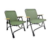 ZPVXRVQ Silla Plegable Compacta de Campaña, Asiento Portátil para Exterior con Soporte Reforzado
