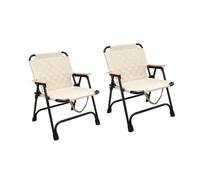 ZPVXRVQ Silla Plegable Compacta de Campaña, Asiento Portátil para Exterior con Soporte Reforzado