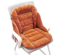 ZPWHYS Cojín Calefactable For Silla con Respaldo Completo, Control De Temperatura De 9 Niveles, Calentamiento Rápido, Cómodo Y Fácil De Instalar Ideal For Sillones De Oficina En Casa(Orange)