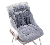 ZPWHYS Cojín Calefactable For Silla con Respaldo Completo, Control De Temperatura De 9 Niveles, Calentamiento Rápido, Cómodo Y Fácil De Instalar Ideal For Sillones De Oficina En Casa(Gray1)