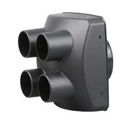 ZPZYUAUCG Cubierta de ventilación de salida de aire de 75 mm, 50 mm, 60 mm, para calentador de aire diésel de 2 kW, piezas de calentador de aparcamiento para tubo de conducto de calentador Webasto (4
