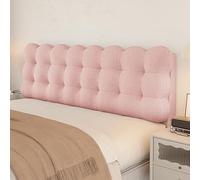 ZQBXHDZW Cojin De Lectura para Cama,Funda para Cabecero De Cama De Matrimonio/Acolchadafunda EláStica De ProteccióN,Funda Protectora para DecoracióN De Dormitorio (Pink, 90 * 60 * 10cm(No Bed Head))
